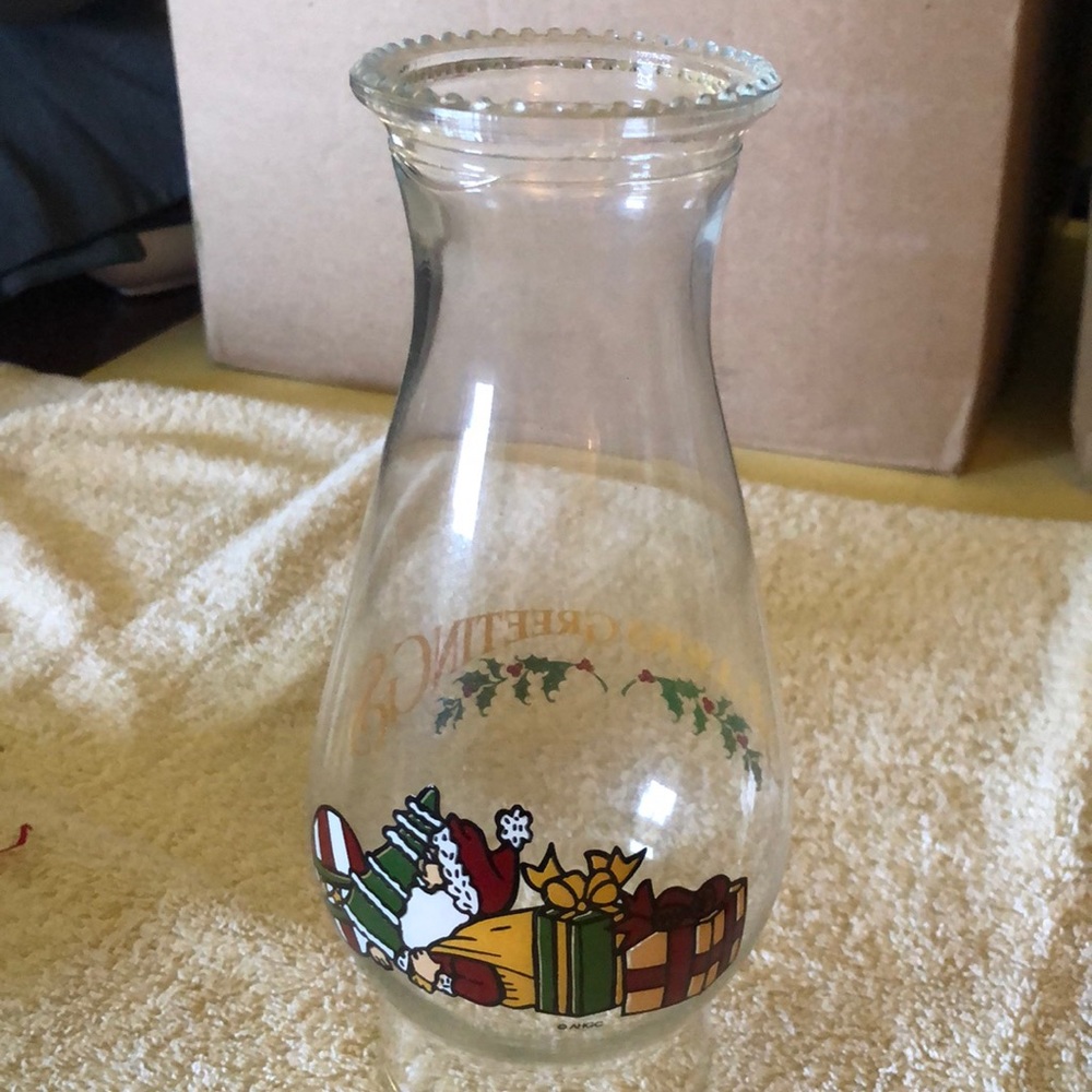 Christmas Oil Lamp Chimney 8.5”x3”